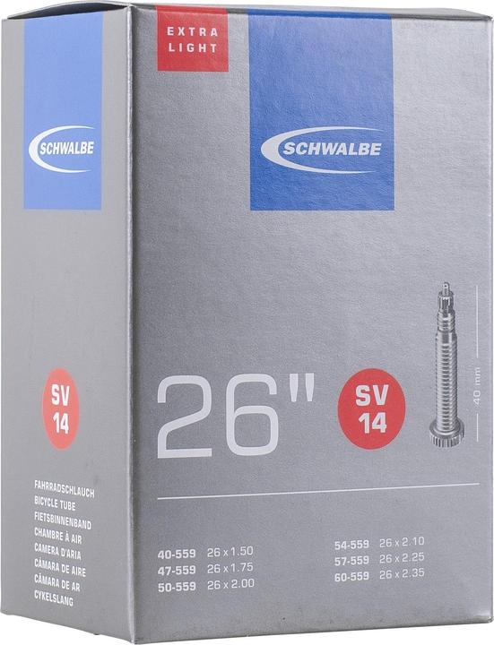 Image du produit Schwalbe Sv14 Extra Light (Presta (SV), 26", 40 mm)