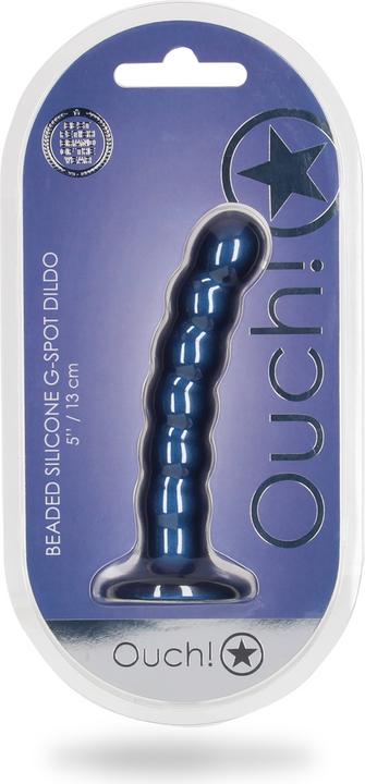 Produktbild Ouch! Beaded Silicone G-Spot Dildo - 5" / 13 cm