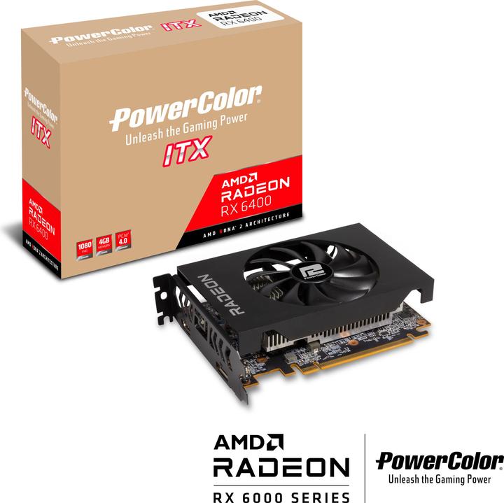 Image du produit Powercolor Radeon RX 6400 ITX (4 Go)