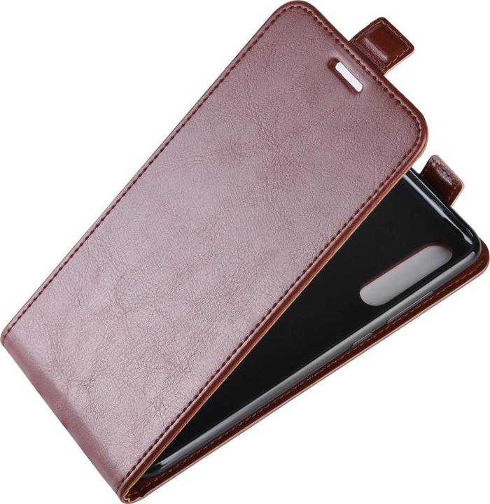 Produktbild Cover-Discount Xiaomi Mi 9 Lite - Klassisches Flip Case vertikal braun (Xiaomi Mi 9 Lite)