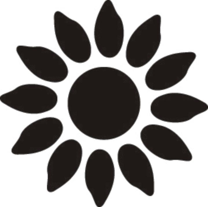 Actual product image Heyda Sunflower motif punch