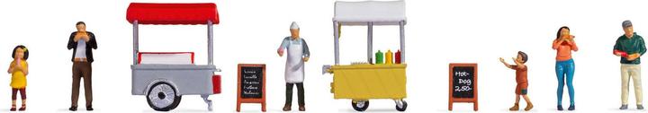 Immagine prodotto Noch H0 Figure Theme World "Carrello dei gelati e degli hot dog