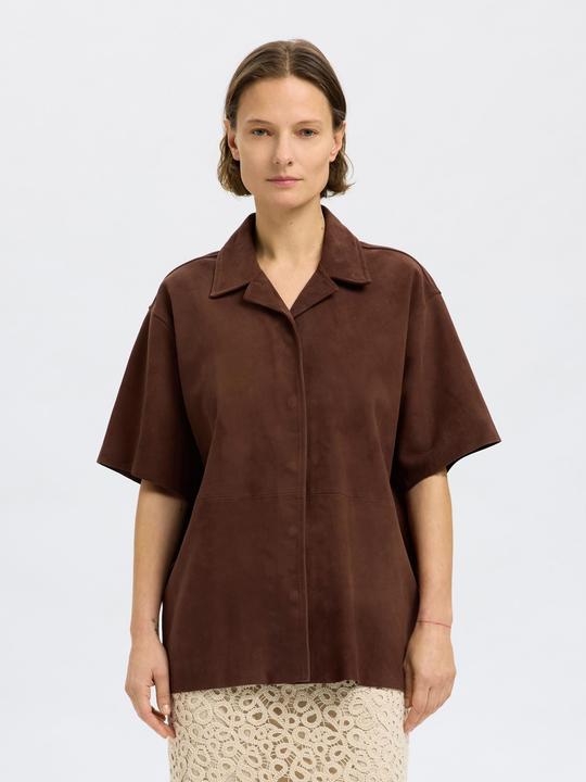 Image du produit Selected Femme 100% Wildleder Kurzarmhemd (42)