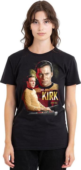 Actual product image Unisex Adult Captain Kirk T-Shirt (S)
