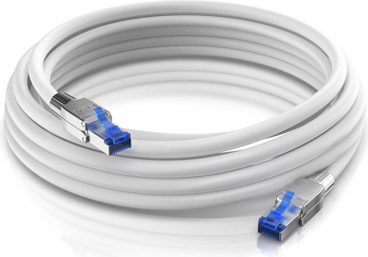 Immagine prodotto Primewire Cavo LAN CAT.8, RJ-45, cavo di rete CAT 8, Gigabit Ethernet 40 Gbit/s, cavo patch S/FTP Pimf (S/FTP, CAT8.1, 15 m)