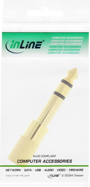 Actual product image InLine audio adapter (Jack adapter)