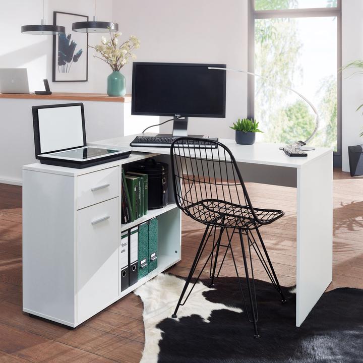Image du produit Wohnling Bureau d'angle (120 x 107 x 75 cm)
