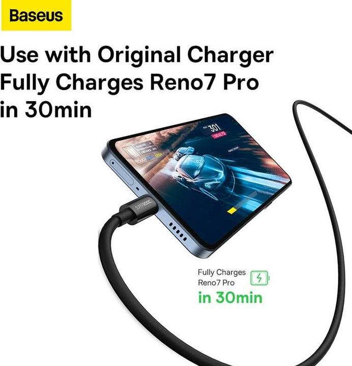 Produktbild Baseus USB A – USB C (1 m, USB 2.0, 65 W)