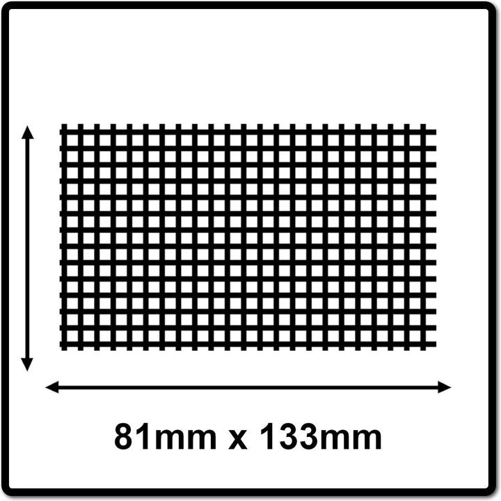Immagine prodotto Mirka ABRANET Disco abrasivo Grip 81x133mm / P120 - 50 pezzi ( 5417805012 ) (P120)
