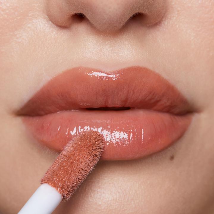 Produktbild Fleeky Plumpy Lip Gloss - Feuchtigkeitsspendende Pflege mit Volumeneffekt (Toffee Brown)