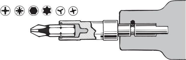 Produktbild Wera 889/4/1 K Rapidaptor (1/4")