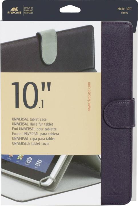 Actual product image Rivacase 3017 violet tablet case 10.1 (Acer Iconia Tab 10.1, Asus Transformer Pad, Lenovo IdeaTab 10.1, Galaxy Note 10.1)