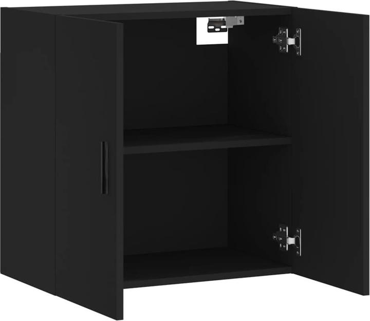 Produktbild VidaXL Wandschrank Schwarz 60x31x60 cm Holzwerkstoff, Farbe (60 x 31 x 60 cm)
