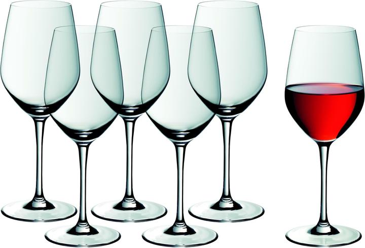 WMF Easy Plus (45 cl, 6 Glasses, Red wine glasses)