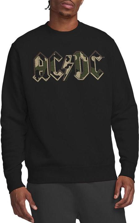 Actual product image AC/DC Unisex Adult Camo Logo Sweatshirt (M)