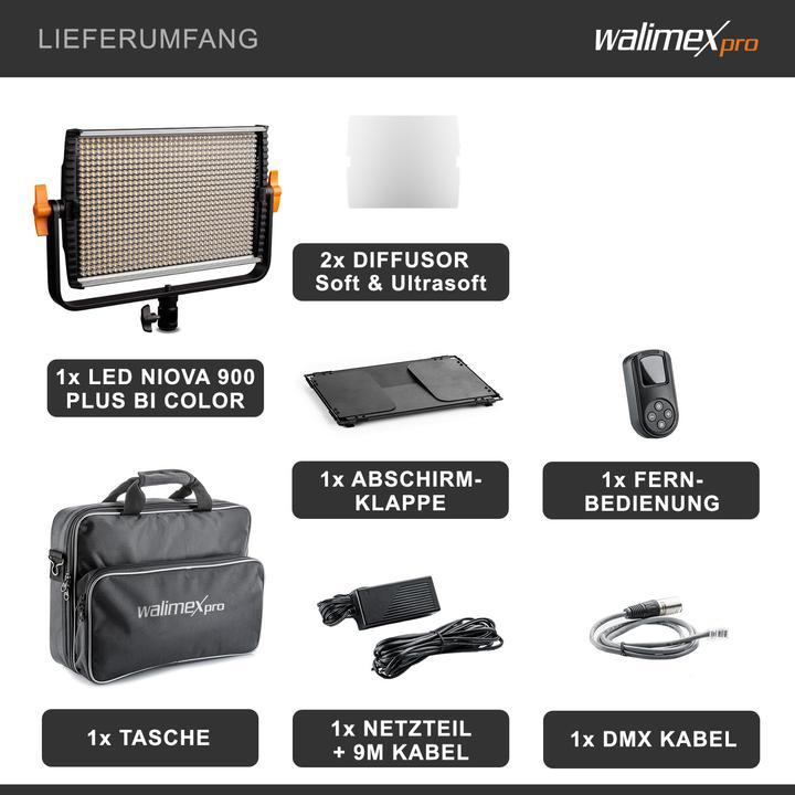 Actual product image Walimex Niova 900 Plus BI Color (Studio light)
