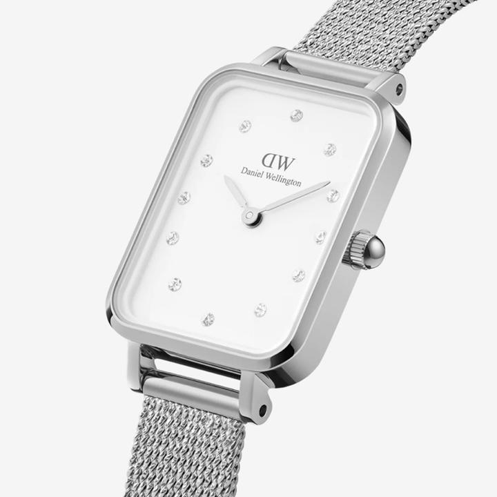 Actual product image Daniel Wellington Quadro Lumine Pressed Sterling (Analogue wristwatch, 20 mm)
