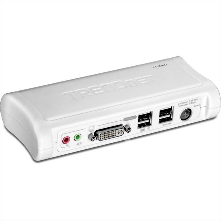 Produktbild Trendnet TK-204UK KVM Switch 2-Port DVI USB