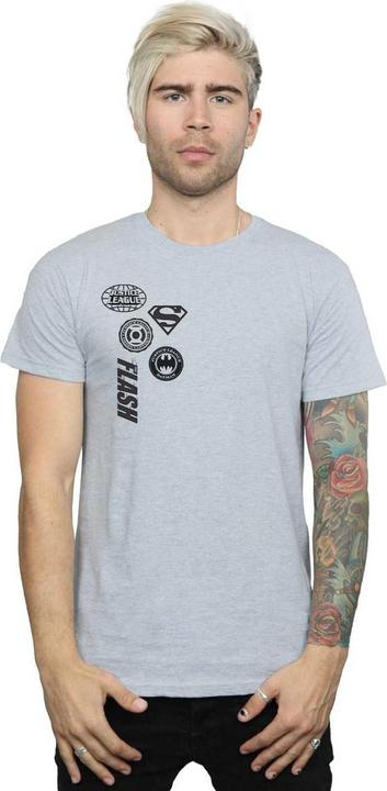 Produktbild Justice League Icons Cluster TShirt (M)