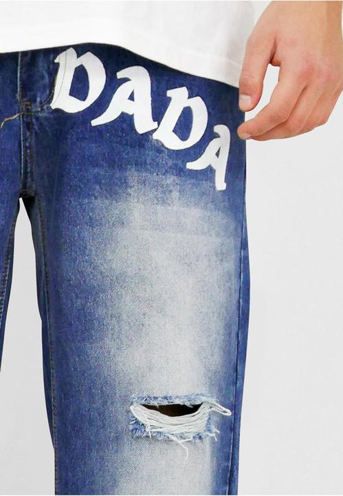 Produktbild Dada Supreme Front Logo Destroyed Loose Fit Jeans - 179927 (32)