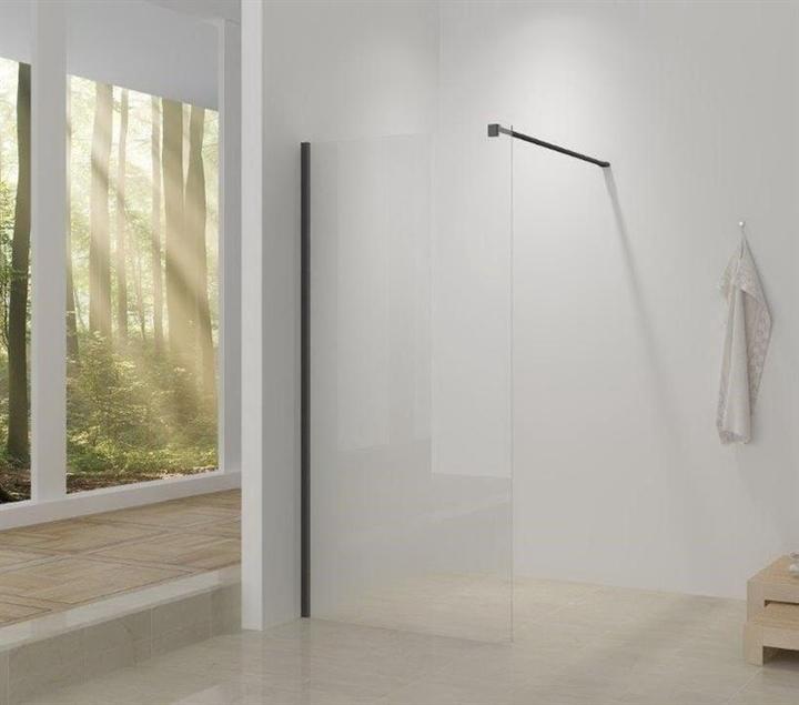 Masterjero PAROI DE DOUCHE VERRE116X195CM 8MM NOIR