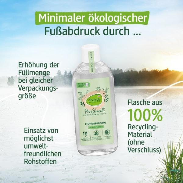 Image du produit dm alverde Pro Climate à la mélisse bio (500 ml, Rince-bouche, Bains de bouche)