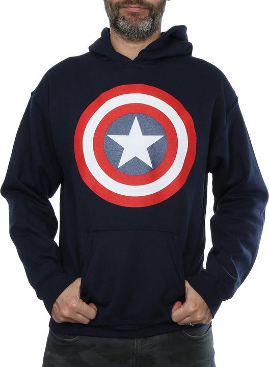 Actual product image Mens Captain America Shield Hoodie (3XL)