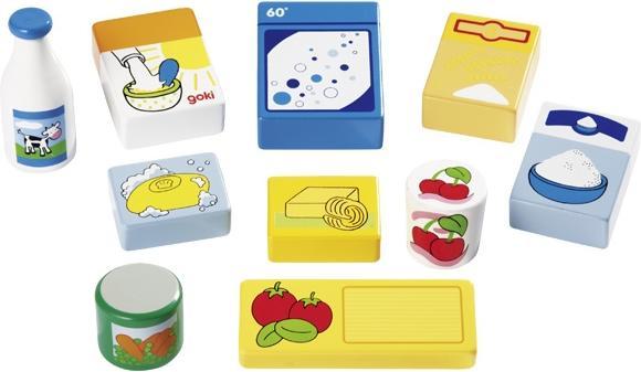 Produktbild Goki Kaufladen Miniaturen im Korb