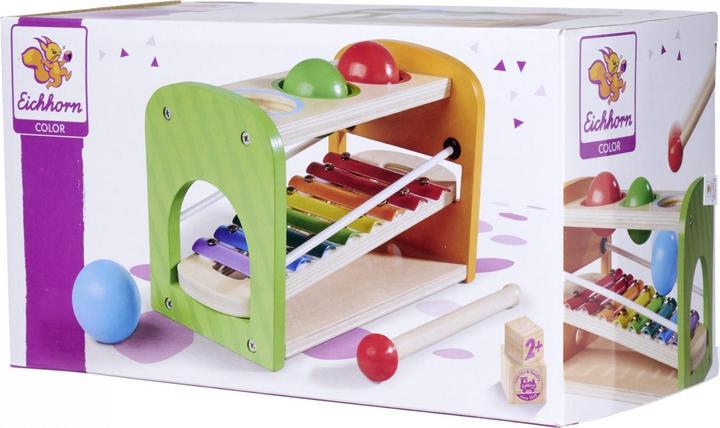 Actual product image Eichhorn Xylophone knocking bench (German)