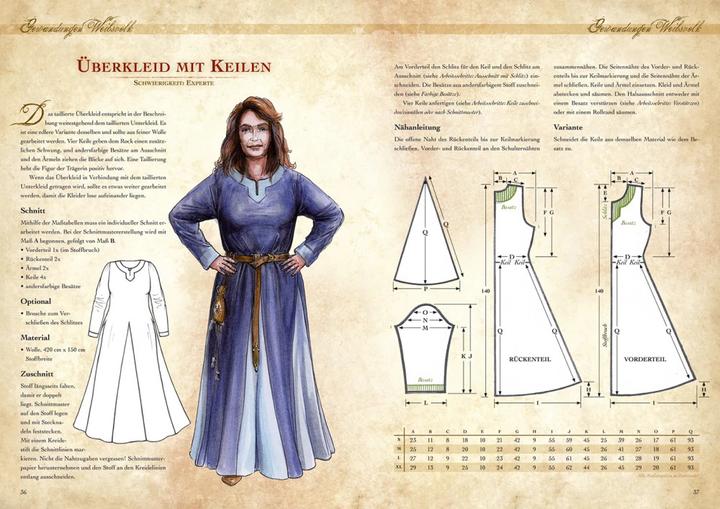 Actual product image Kleidung des Mittelalters selbst anfertigen - Gewandungen der Wikinger (German, ADLER, Carola, 2015)