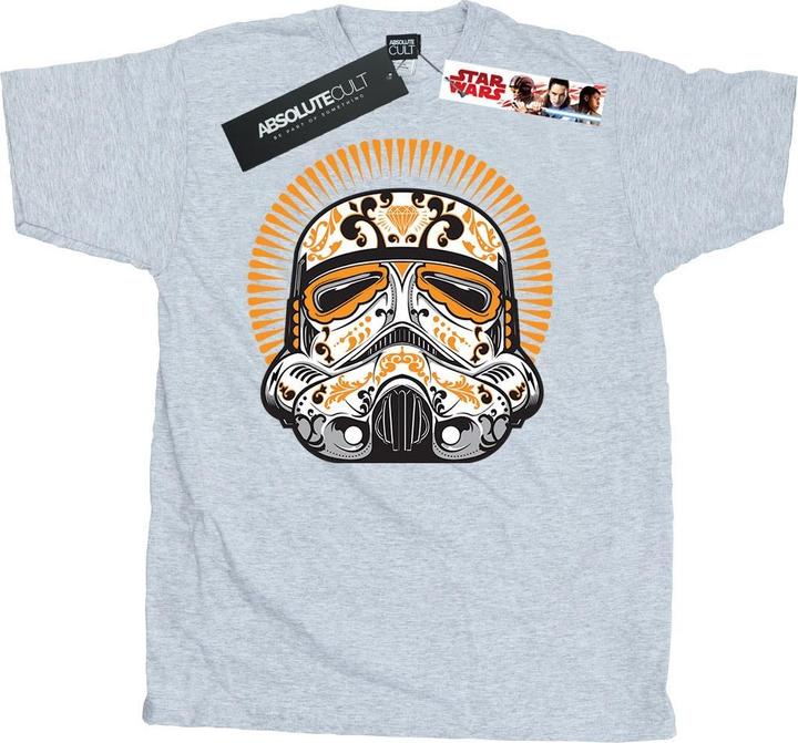 Actual product image Star Wars Mens Stormtrooper Dia De Los Muertos T-Shirt (S)