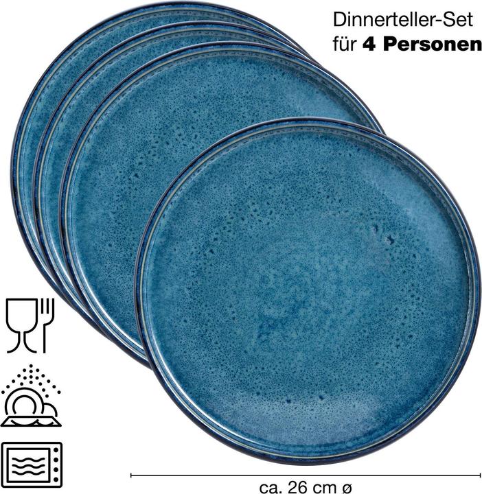 Actual product image Moritz & Moritz SOLID dinner plate (4 Piece)