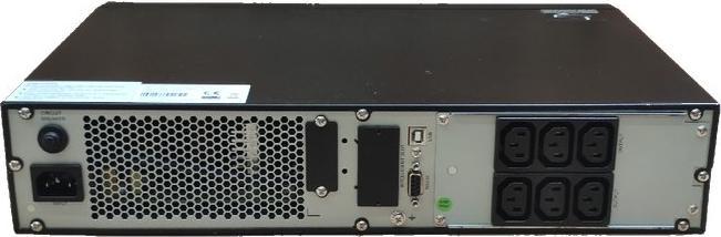 Produktbild Orvaldi V1000 on-line 2U LCD Doppelwandler (Online) 1 kVA 8 AC-Ausgänge (1 VA, 800 W, Online-Doppelwandler USV)