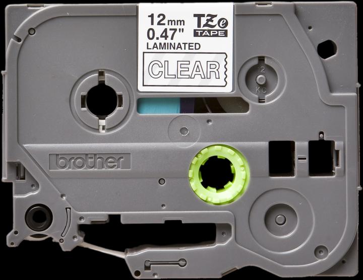 Actual product image Brother Tze-135 (1.20 cm, White, Transparent)