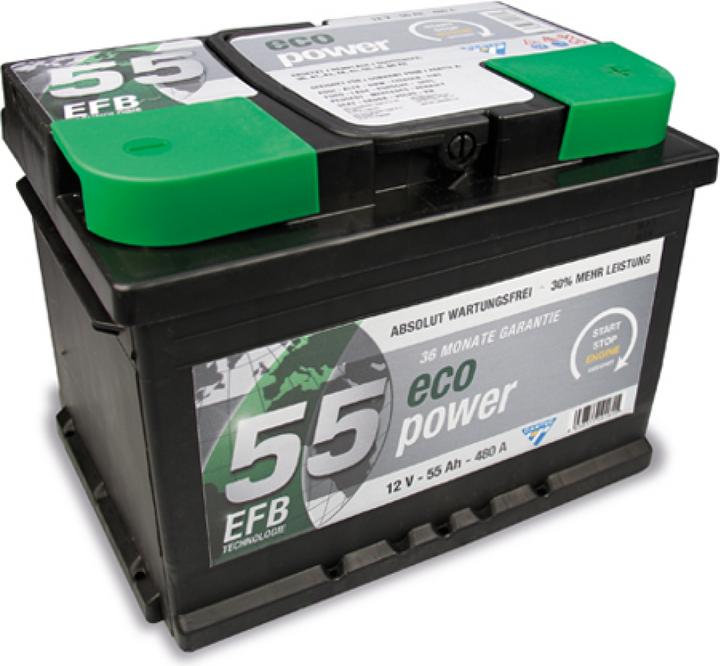 Cartec Eco Power 55 EFB (12 V, 55 Ah, 480 A)