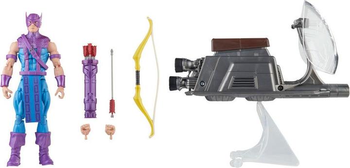 Actual product image Hasbro Avengers Marvel Legends figurine Hawkeye with Sky-Cycle 15 cm