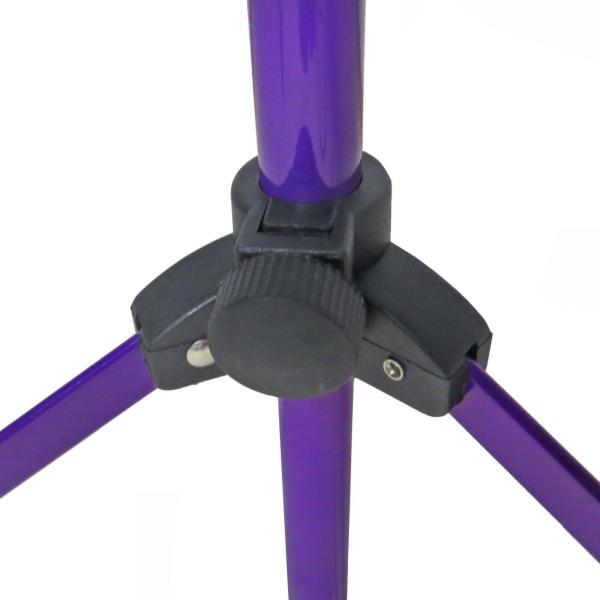 Actual product image keepdrum MUS2FL Music Stand Purple with 4 Clamps