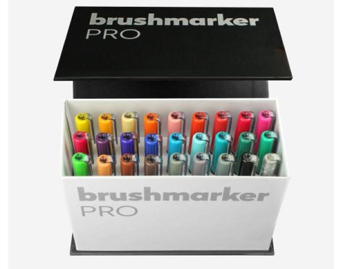 Actual product image Karin Brush Marker Pro Mini Box (Multinational, 27 x)