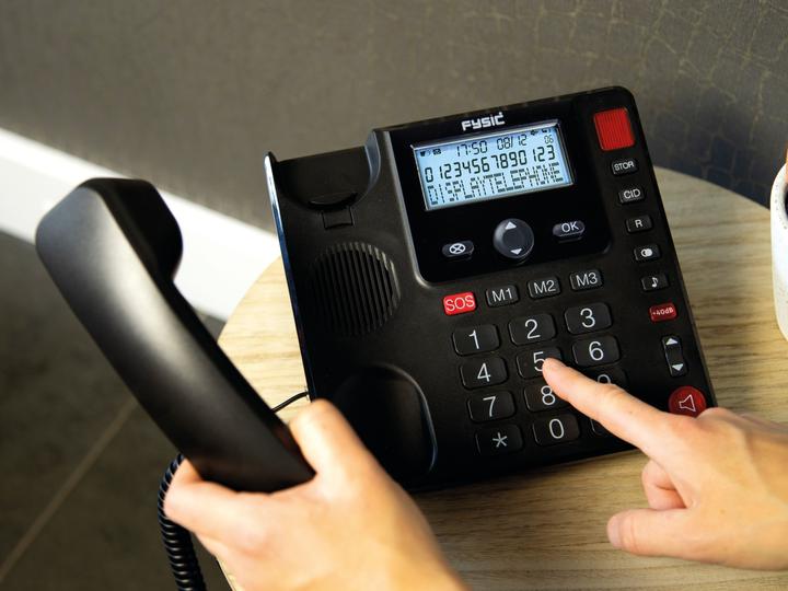Produktbild Fysic FX-3940 Senioren telefoon met groot verlicht display - Extra luid gespreks- en belvolume