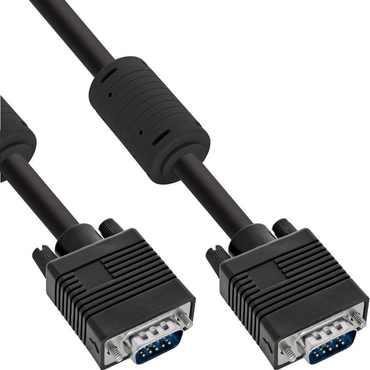Produktbild InLine D-Sub (VGA) - D-Sub (VGA) 0,3 m Entfernung (17803B) (0.30 m, VGA)
