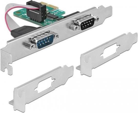 Actual product image Delock 89918 PCI Express Card 2x Serial