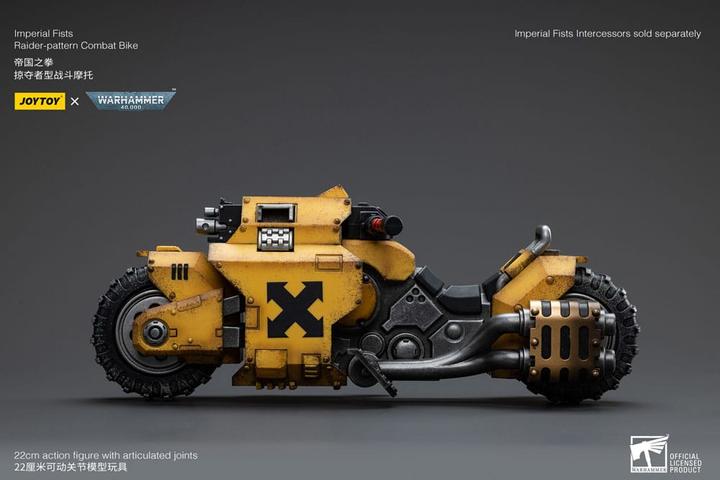 Produktbild Joy Toy Warhammer 40k véhicule 1/18 Imperial Fists Raider-pattern Combat Bike 22 cm