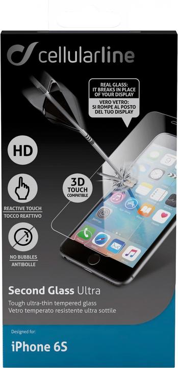 Image du produit Cellularline Second Glass Ultra (1 pièce(s))