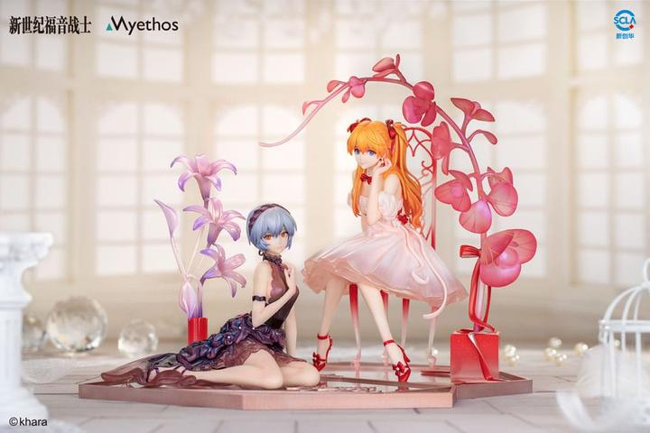 Actual product image Myethos Evangelion Rei Ayanami & Asuka Shikinami Langley: Whisper of Flower