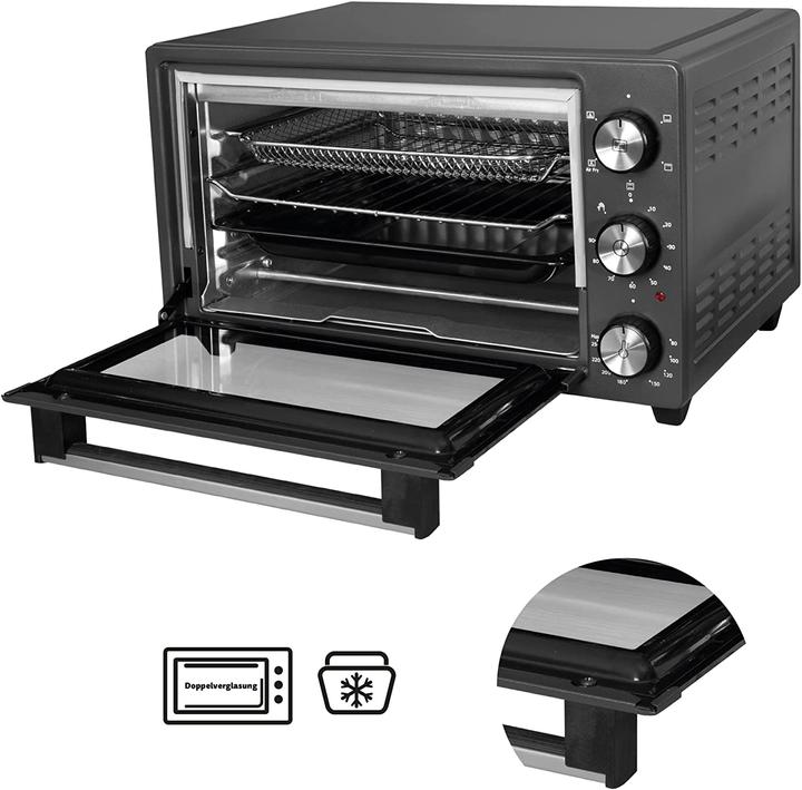 Produktbild Icqn 20L Minibackofen mit Airfry Funktion
