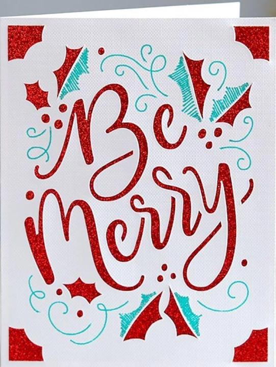 Produktbild Cricut Motivkarte Joy (12 x)