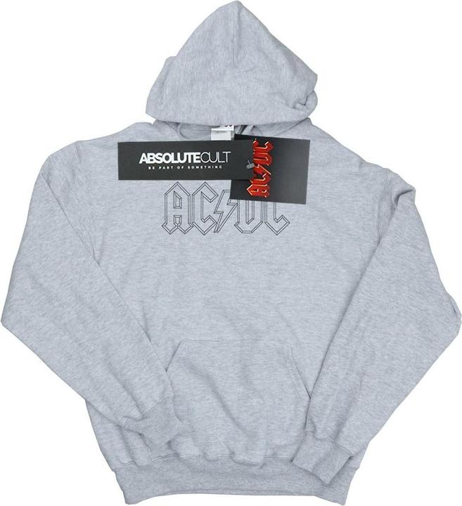Produktbild AC/DC Black Outline Logo Kapuzenpullover (XXL)