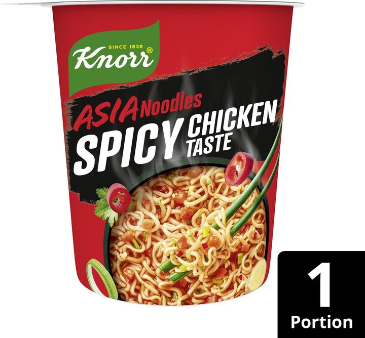 Produktbild Knorr Asia Noodles Spicy Chicken Becher 1 Portion (78 g)