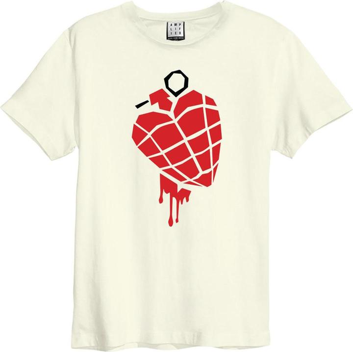 Actual product image Amplified American Idiot Heart Grenade TShirt (XS)