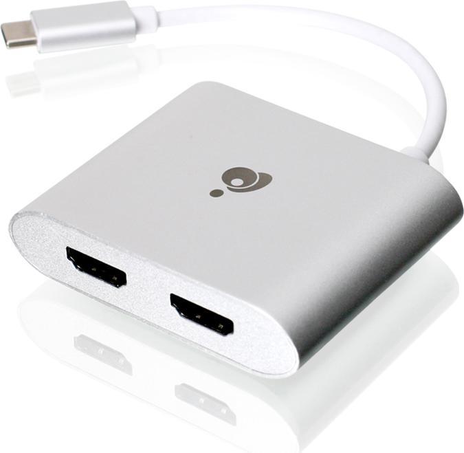 Immagine prodotto Iogear Adattatore da USB-C a doppio HDMI (HDMI, 19.50 cm)